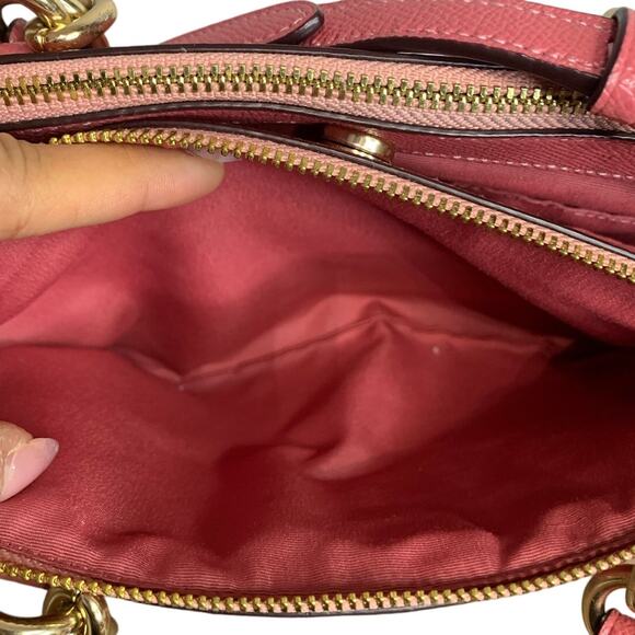 COACH Brook Carryall with Crossbody Strap Nude Pink and Matching Wallet - Picture 11 of 13